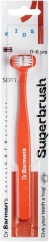 Dr. Barman`s SUPERBRUSH brosse dents enfant -6 ans