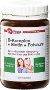 Dr. Wolz B-Komplex + biotine + acide folique comprimés, 300 pièces