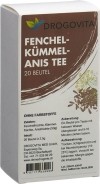 Drogovita Fenchel Kümmel Anis Tee Beutel, 20 Stück