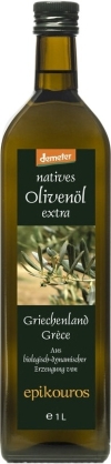 Epikouros Huile d'olive extra vierge, Demeter, 1 litre