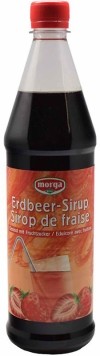 MORGA sirop fraises avec fructose Pet 7.5 dl