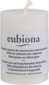 Eubiona Bougie pilier blanche, 56 x 80 mm