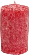 Eubiona Bougie pilier rouge, 56 x 80 mm