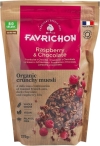 Favrichon Muesli croustillant framboise et chocolat, 375 g