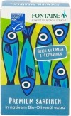 Sardines avec peau et arêtes à l'huile d'olive, 120 g