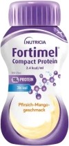 FORTIMEL Compact Protein 2.4 kcal pêche mangue, 4 x 125 ml