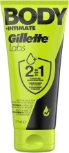 GILLETTE Crème nettoyante et rasante pour le corps et l'intimité Labs, 177 ml