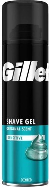 GILLETTE Sensitive Basis gel à raser, 200 ml