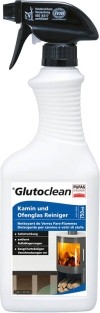 GLUTOCLEAN Kamin + Ofenglas Reiniger, 750 ml