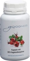 GOODNESS Bio Hagebuttenpulver Kapseln 600 mg, 150 Stück