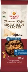 Hammermühle Bio Simply Seeds Cracker Parmesan-Pfeffer gltuenfrei, 100 g