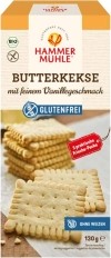 Hammermühle Butterkeks mit Vanillegeschmack glutenfrei, 130 g