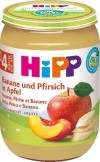 HIPP Bio Banane und Pfirsich Apfel Glas, 190 g