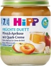 HIPP Bio pêche abricot séré verre, 160 g
