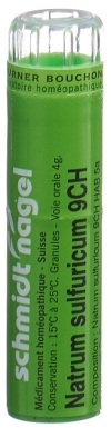 SN natrum sulfuricum gran 9 CH 4 g