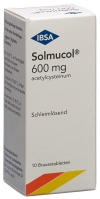 SOLMUCOL comprimés effervescents 600 mg, 10 pièces