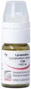 OMIDA Lycopodium Glob C 30 m Dosierhilfe 4 g