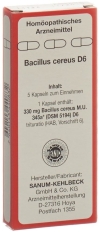 SANUM Bacillus cereus Kaps D 6 5 Stk