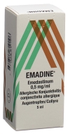 EMADINE gouttes ophtalmique, 5 ml
