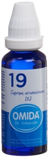 OMIDA SCHÜSSLER no19 cupr arsen dil 12 D 30 ml