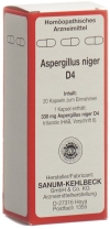 SANUM aspergillus niger capsules 4 D 20 pièces