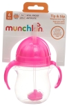 MUNCHKIN Paille Tip&Sip Click-Lock 6M+, 207ml