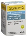 CALCIMAGON D3 Kautabletten 500/400 Spearmint, 120 Stück