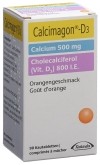 CALCIMAGON D3 Kautabletten 500/800 Orange, 90 Stück