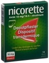 NICORETTE Invisi patch 10 mg/16h, 14 pièces