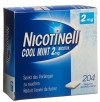 NICOTINELL Gum 2mg cool mint, 204 pièces