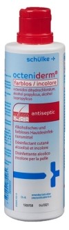 OCTENIDERM sol incolore avec couvercle 250 ml