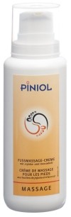 PINIOL crème de massage pour les pieds dispenser, 200 ml