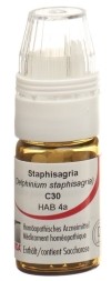 OMIDA Staphisagria Globuli C30 mit Dosierhilfe, 4 g