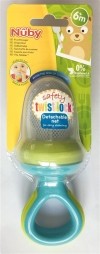 NUBY Fruchtsauger Premium BLAU-GRÜN