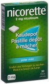 NICORETTE Polar Mint pastilles dépôt à mâcher 2mg, 30 pièces