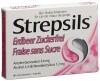 STREPSILS Lutschtabletten Erdbeer ohne Zucker, 16 Stück