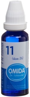 OMIDA SCHÜSSLER Nr11 Silicea Dilution D12, 30 ml