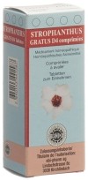 STROPHANTUS GRATUS Tabletten D4, 80 Stück