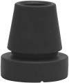 OSSENBERG Krückenkapsel Pivoflex 19mm schwarz, 1 Paar