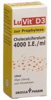 LUVIT D3 solution huileuse 4000 UI/ml prévention, 10 ml