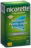 NICORETTE Original Kaudepots 4mg, 105 Stück