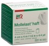 L & R MOLLELAST Haft bande de fixation blanc, 4 cm x 4 m