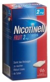 NICOTINELL Gum 2mg fruit, 96 Stück