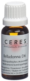 CERES belladonna 6 D dilution 20 ml