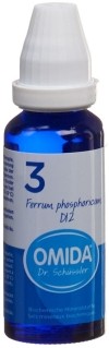 OMIDA SCHÜSSLER Nr3 Ferr phos Dil D 12 Fl 30 ml