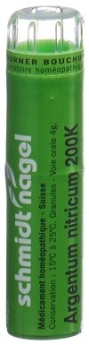 SN Argentum nitricum granulés 200K, 4 g