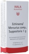 WALA Echinacea/Mercurius comp Suppositoires enfants, 10 x 1 g