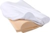 Elsa Oreiller cervical combiné 50x9/11 cm avec housse en coton blanc