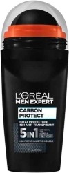 L'Oreal PAris Deo Carbon Protect Roll-On, 50 ml
