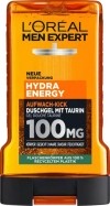 L'Oreal Paris Hydra Energy gel douche à la taurine coup de pied réveil, 250 ml
